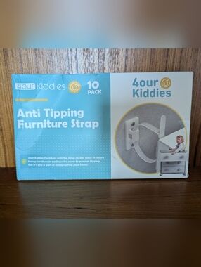 4our Kiddies Anti Tipping Furniture Straps 10 Child Safety